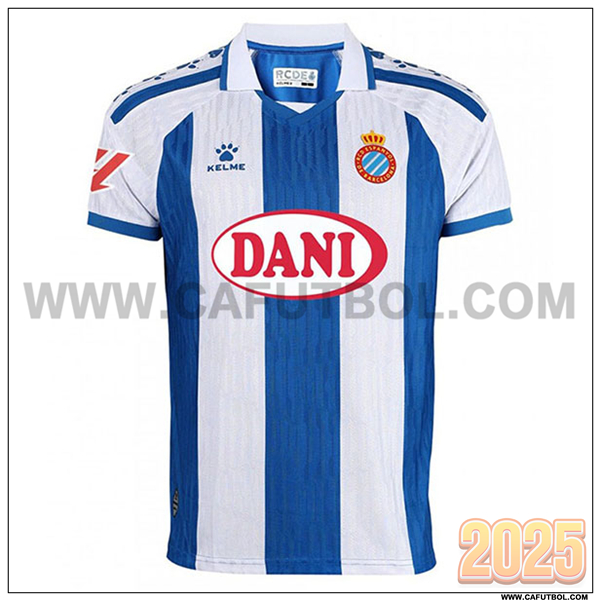 Nuevo Camiseta de RCD Espanyol Primera 2025 2026 Azul/Blanco