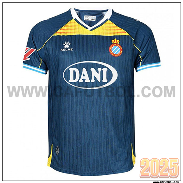 Nuevo Camiseta de RCD Espanyol Tercero 2025 2026 Azul marino