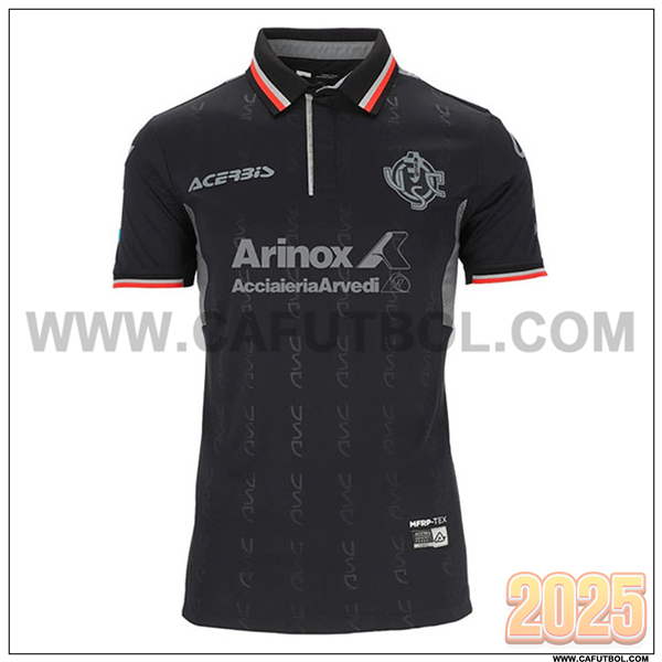 Nuevo Camiseta de US Cremonese Tercero 2025 2026 Negro