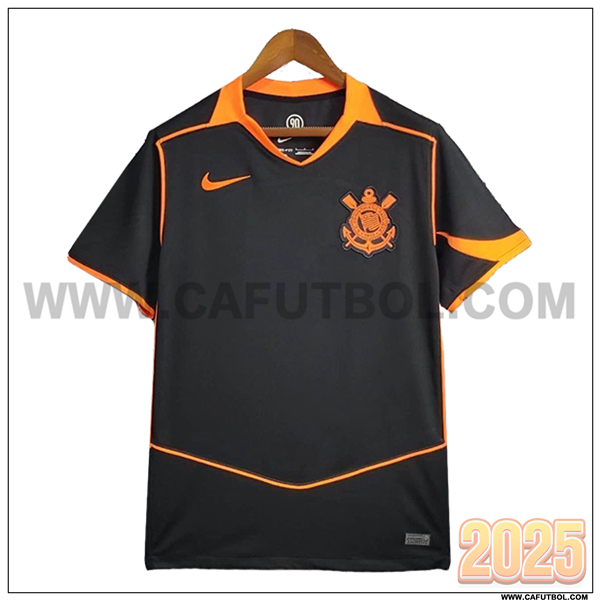 Tercero Camiseta Futbol Corinthians Negro 2025 2026