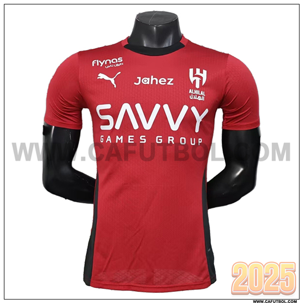 Camiseta Futbol Al-Hilal Edicion Especial 2025 2026 Rojo