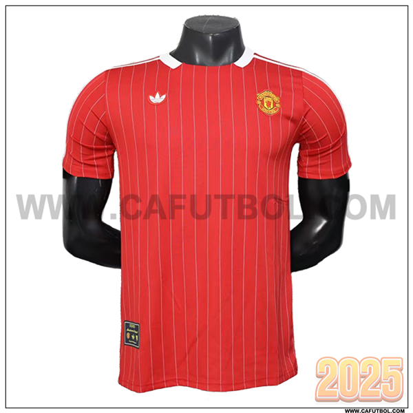 Camiseta Futbol Manchester United Edicion Especial 2025 2026 Rojo