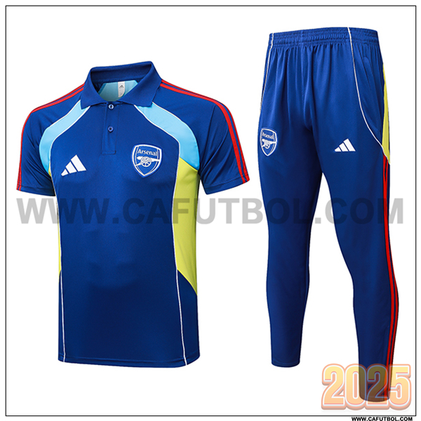 Camiseta Polo Arsenal Rojo/Amarillo 2025 2026 -02