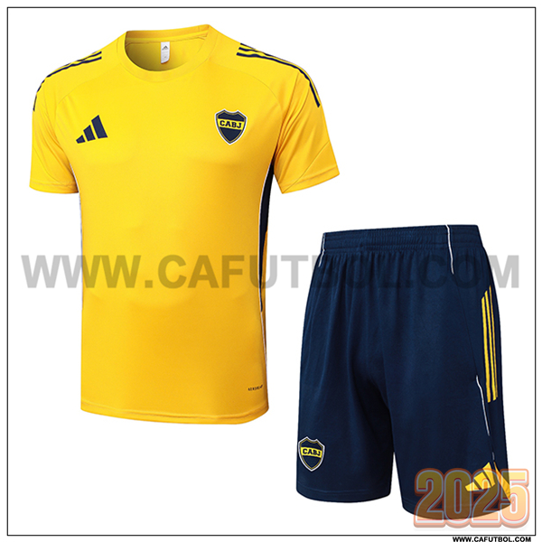 Camiseta Entrenamiento Boca Juniors Amarillo/Azul 2025 2026 -02