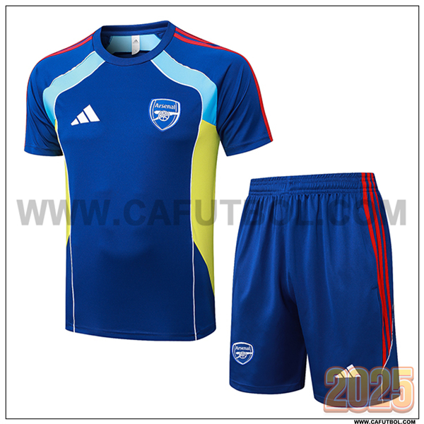 Camiseta Entrenamiento Arsenal Azul/Rojo/Amarillo 2025 2026