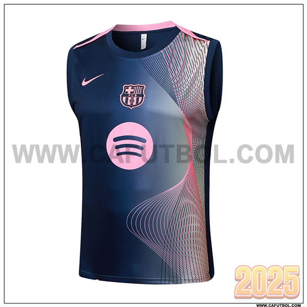 Chalecos De Futbols FC Barcelona Azul/Rosa 2025 2026