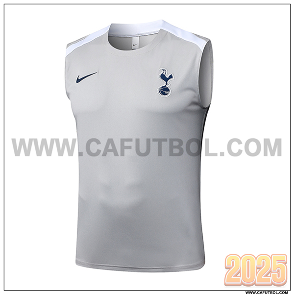 Chalecos De Futbols Tottenham Hotspur Gris/Blanco 2025 2026