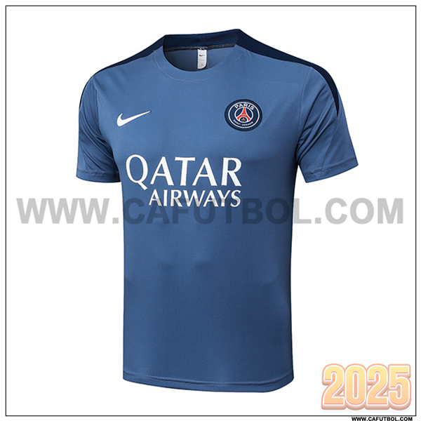 Camiseta Entrenamiento PSG Gris/Azul 2025 2026 -02