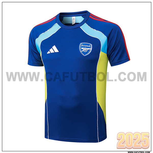 Camiseta Entrenamiento Arsenal Azul/Rojo/Amarillo 2025 2026