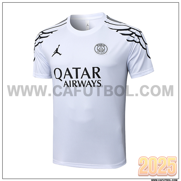Camiseta Entrenamiento PSG Negro/Blanco 2025 2026 -02