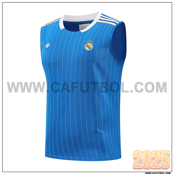 Chalecos De Futbols Real Madrid Azul 2025 2026 -03