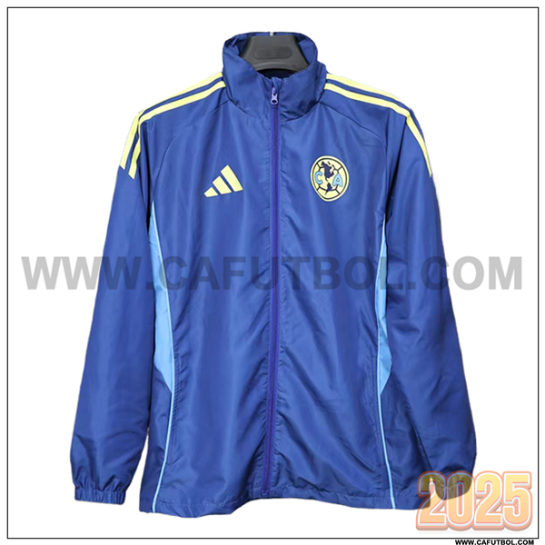 Rompevientos Club America Azul/Amarillo 2025 2026