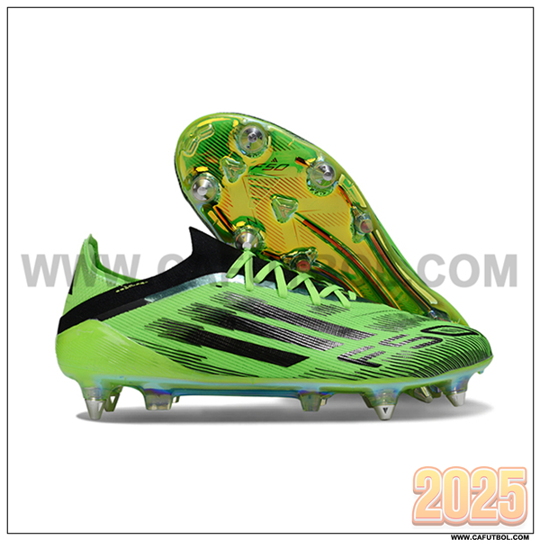 Adidas Botas De Fútbol F50 Elite SG Verde/Negro -03