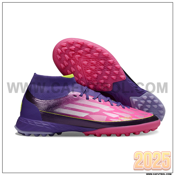 Adidas Botas De Fútbol F50 PRO TF Violeta/Rosa