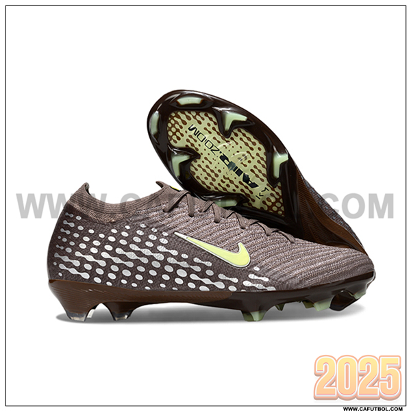 Nike Botas De Fútbol AIR Zoom Mercurial Vapor 16 Elite XXV FG Marrón/Verde