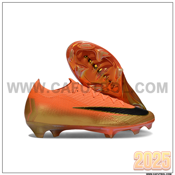 Nike Botas De Fútbol AIR Zoom Mercurial Vapor 16 Elite XXV FG Naranja/Negro