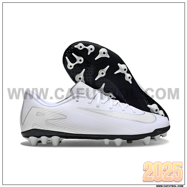 Nike Botas De Fútbol AIR ZOOM MERCURIAL VAPOR XVI ACADEMY X MBAPPE AG Blanco/Negro -02