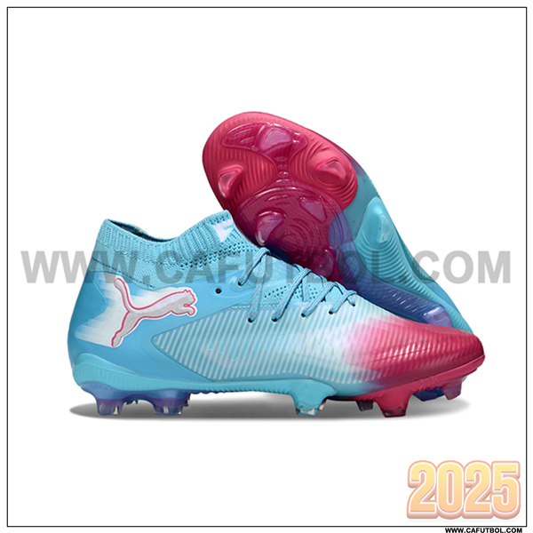 PUMA Botas De Fútbol FUTURE 8 ULTIMATE FG/AG Azul/Rosa -02