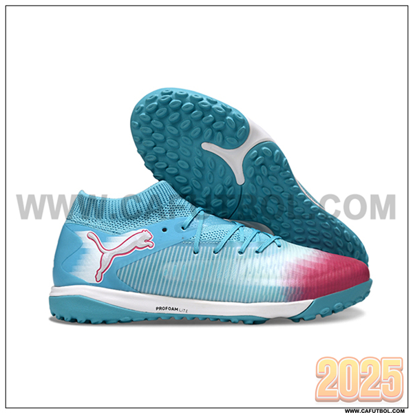 PUMA Botas De Fútbol FUTURE 8 ULTIMATE TF Azul/Rosa