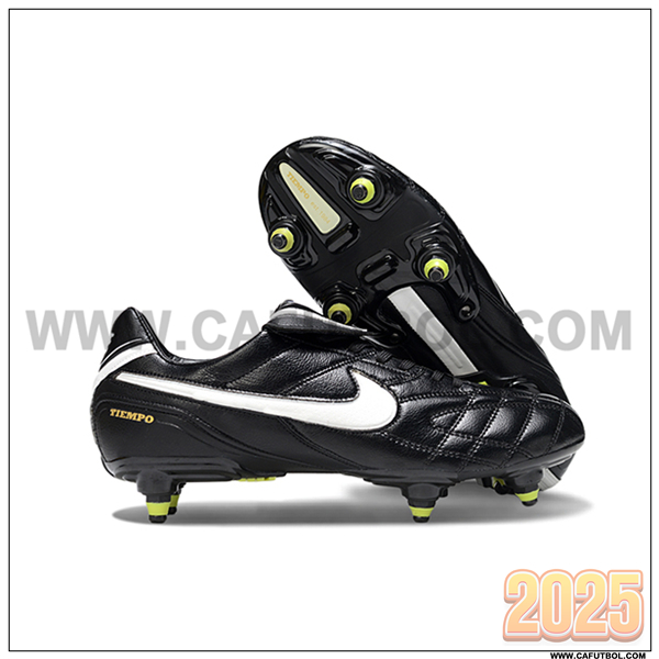 Nike Botas De Fútbol Tiempo Legend V Elite LUXE SG Negro/Blanco