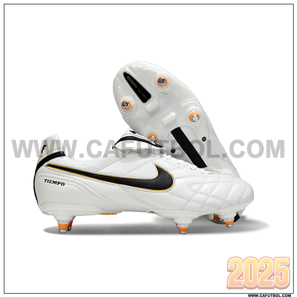 Nike Botas De Fútbol Tiempo Legend V Elite LUXE SG Blanco/Negro