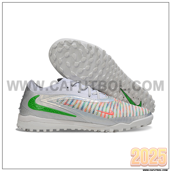 Nike Botas De Fútbol Phantom GX III Elite TF Blanco/Gris