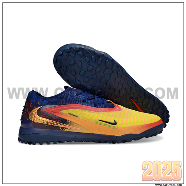 Nike Botas De Fútbol Phantom GX III Elite TF Azul/Naranja