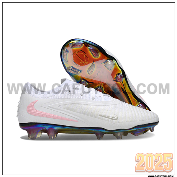 Nike Botas De Fútbol Phantom GX III Elite FG Blanco/Rosa