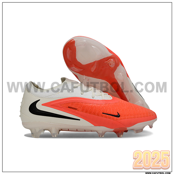 Nike Botas De Fútbol Phantom GX III Elite FG Beige/Naranja/Negro