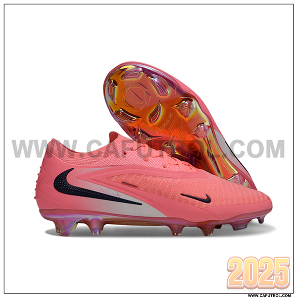 Nike Botas De Fútbol Phantom GX III Elite FG Rosa/Negro -02