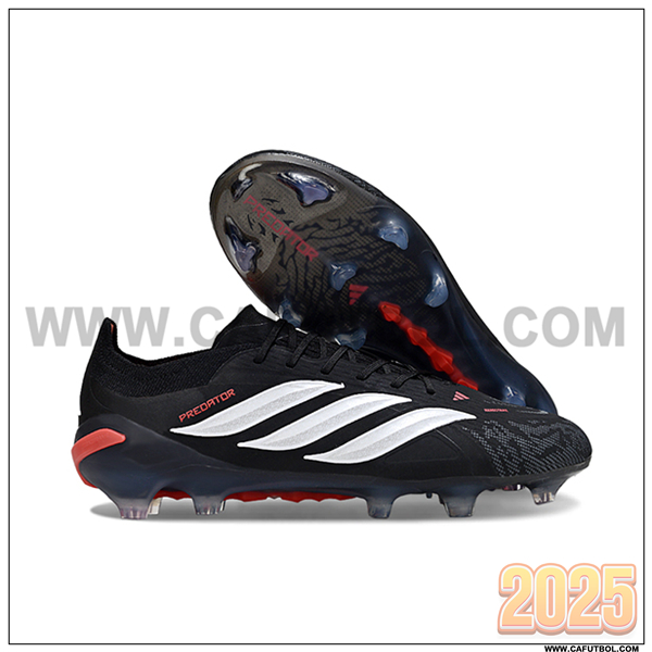 Adidas Botas De Fútbol 26 Predator Elite FG Negro/Gris/Naranja