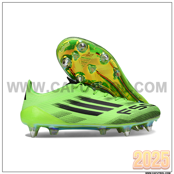 Adidas Botas De Fútbol F50 ELITE SG Verde/Negro -02