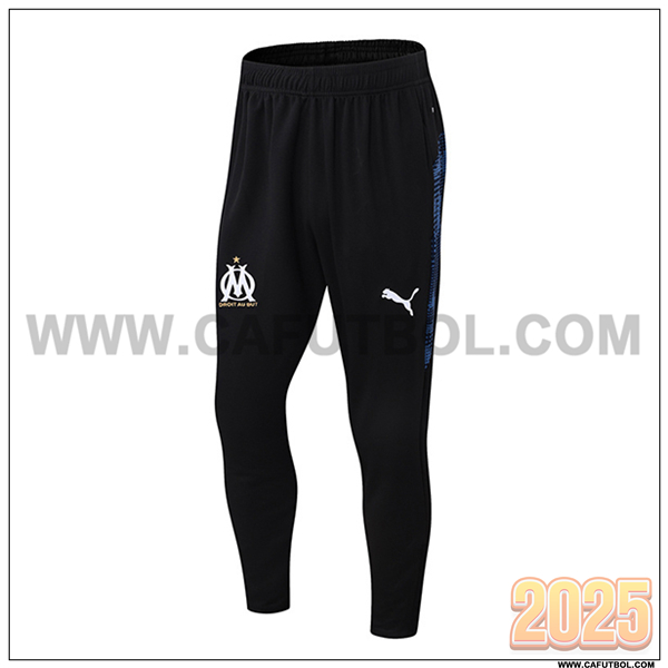 Pantalones Entrenamiento Marsella Negro 2025 2026