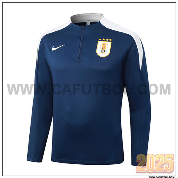 Sudadera Entrenamiento Uruguay azul real 2025 2026