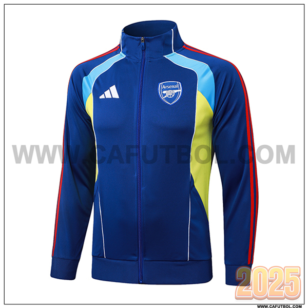Chaquetas Futbol Arsenal Azul/Amarillo 2025 2026