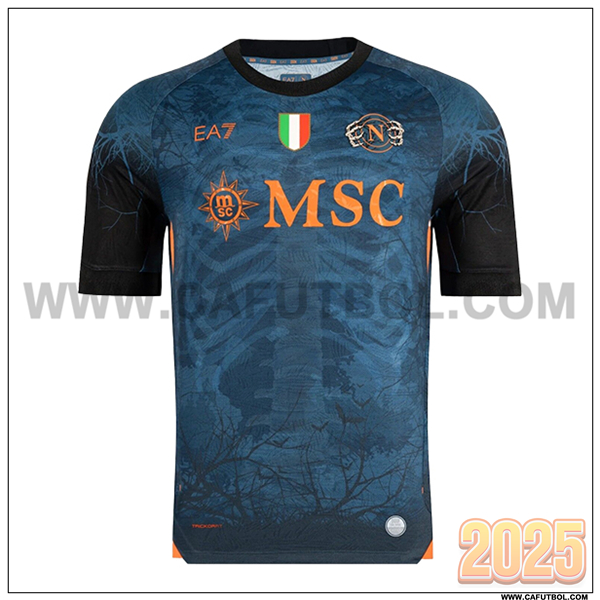 Nuevo Camiseta de SSC Napoles Halloween Edition 2025 2026 Azul