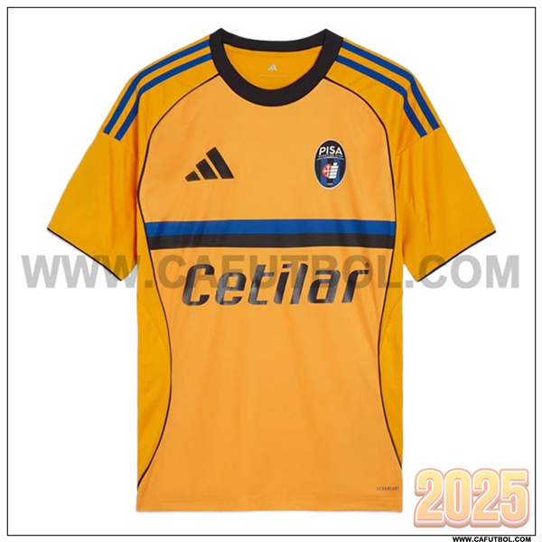 Nuevo Camiseta de Pisa Segunda 2025 2026 AMARILLO