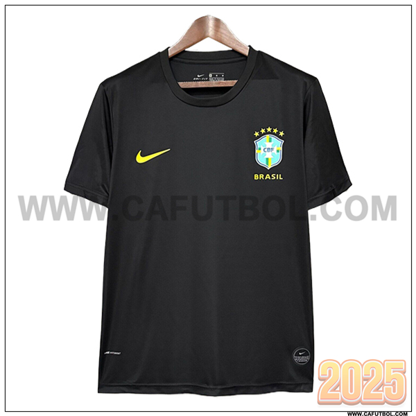 Camiseta Entrenamiento Brasil Negro 2025 2026