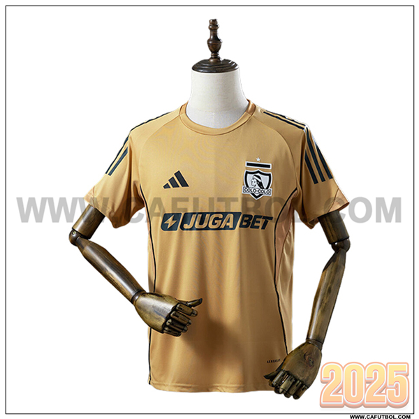 Camiseta Entrenamiento Colo-Colo Marrón/Negro 2025 2026