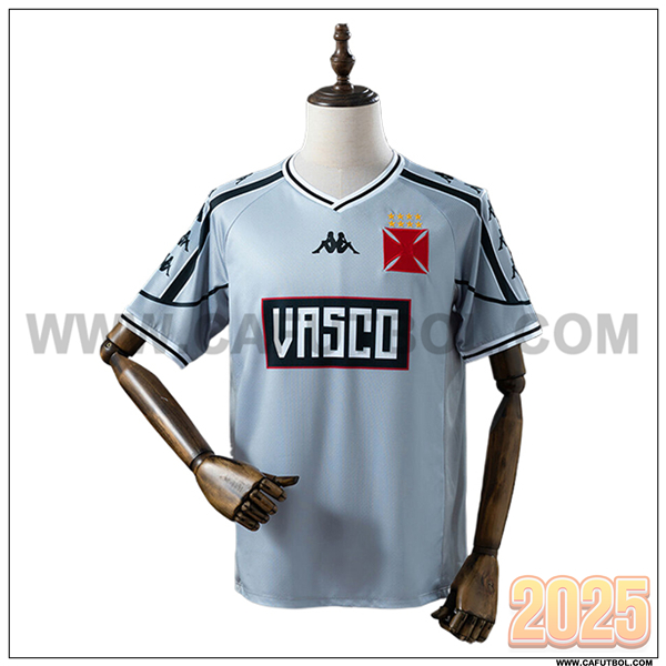 Camiseta Entrenamiento CR Vasco Da Gama Gris/Negro 2025 2026