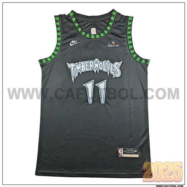 Camisetas NBA Minnesota Timberwolves (REID #11) 2025/26 Negro/Verde