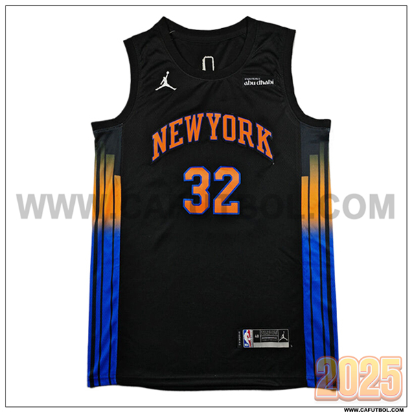 Camisetas NBA New York Knicks (TDWNS #32) 2025/26 Negro/Azul/Naranja