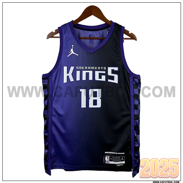 Camisetas NBA Sacramento Kings (WESTBROOK #18) 2025/26 Violeta/Negro
