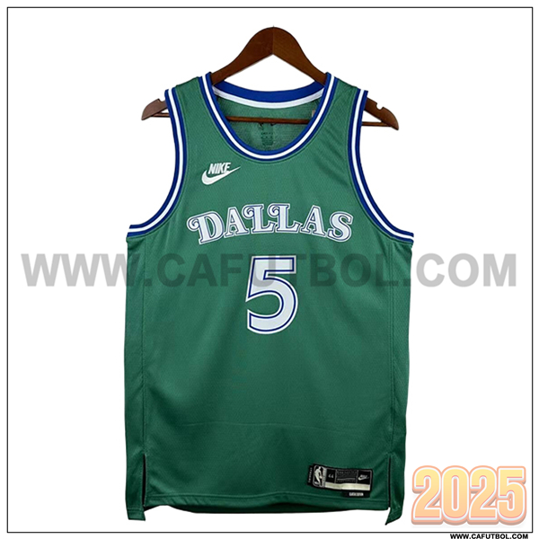 Camisetas NBA Dallas Mavericks (RUSSELL #5) 2025/26 Verde