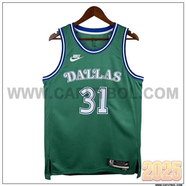 Camisetas NBA Dallas Mavericks (THOMPSON #31) 2025/26 Verde