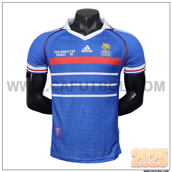 Primera Camiseta de Francia Retro Azul 1998/1999