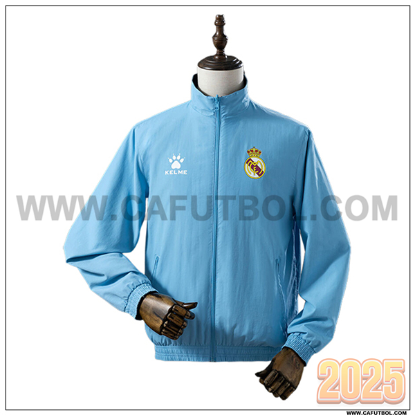 Rompevientos Real Madrid Azul Claro 2025 2026