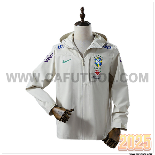 Rompevientos Brasil Blanco 2025 2026