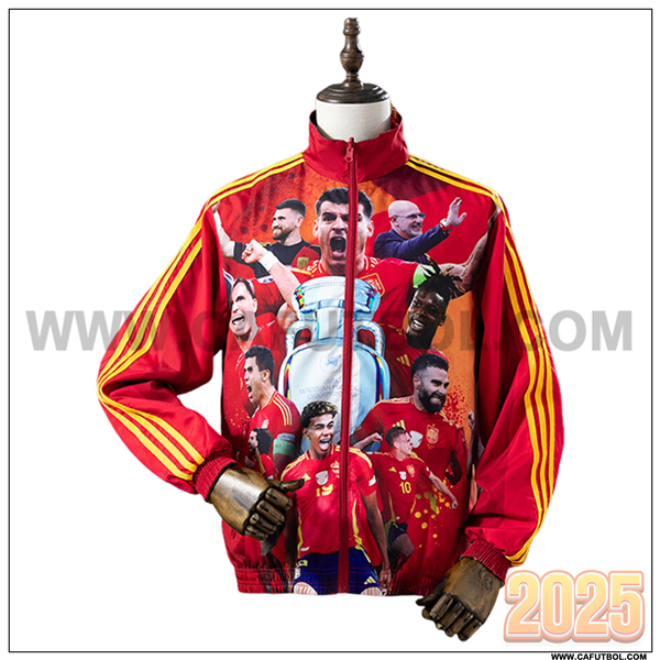 Rompevientos España Rojo/Amarillo 2025 2026 -02