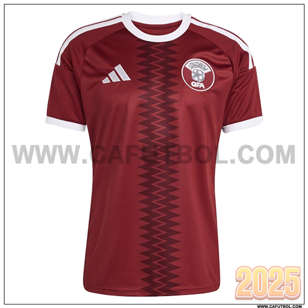 Nuevo Camiseta Equipo de Qatar Primera 2026/2027 Rojo Ladrillo